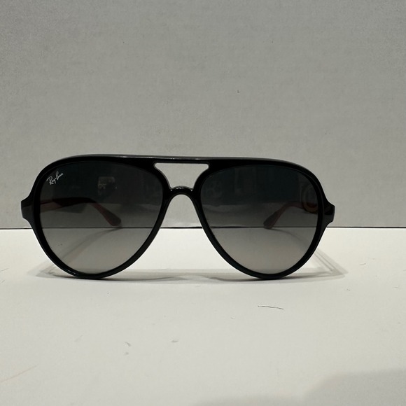 Other - Ray-Ban Ferrari RB4125-M Aviator Sunglasses Black Red Italy No Case